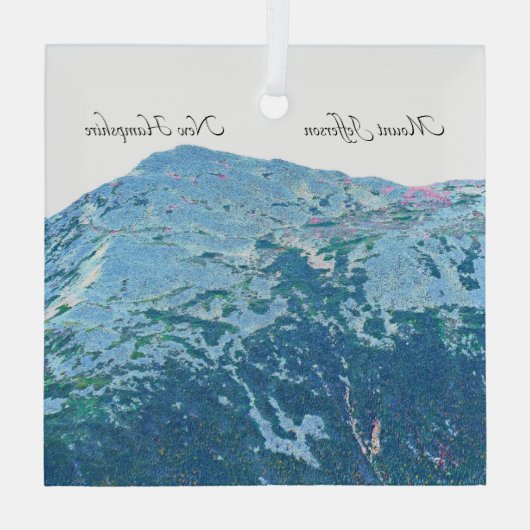 山ジェファーソンガラスオーナメント ガラスオーナメント (裏面)