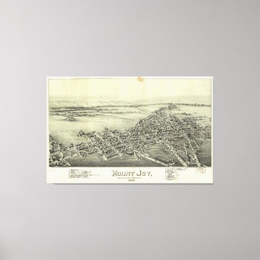 山ジョイ、ペンシルベニア州(1894) キャンバスプリント (正面)