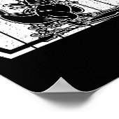 山スキー恐竜スキーヤー恐竜スキー ポスター (角)