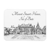 山スチュアートハウス、ビュート島 –  マグネット (横)