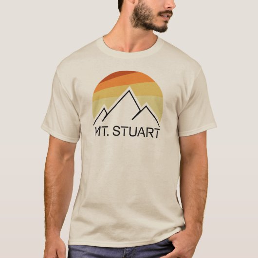 山スチュアートワシントンレトロ Tシャツ (正面)