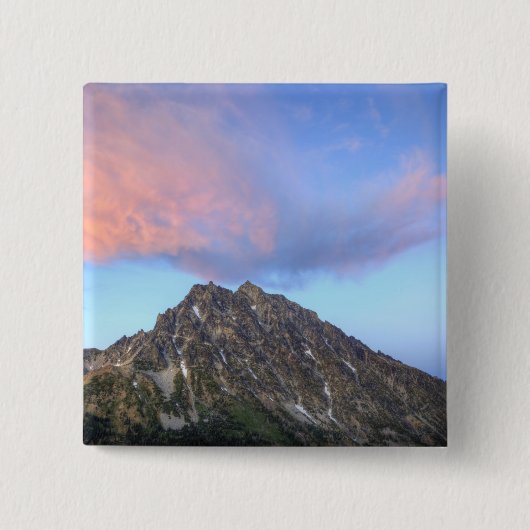 山スチュアート、夕暮れ 缶バッジ (正面)