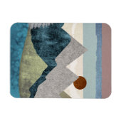 山ストライプの空 マグネット (横)