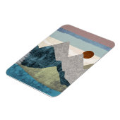 山ストライプの空 マグネット (左側)