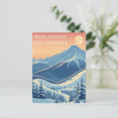 山スナピーニューハンプシャースキーバケーションハガキ ポストカード (スタンド正面)