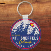 山スネフェルスコロラド – 14ers fourteener hiking キーホルダー (正面)