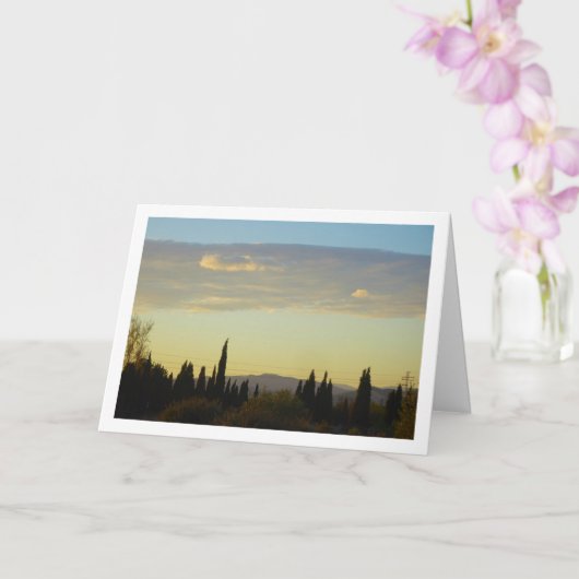 山スペインのの風景 カード (蘭)