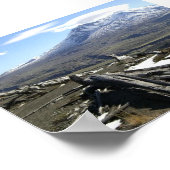 山セントヘレンプリント ポスター (角)