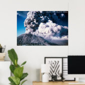 山セントヘレン吹ズトップ ポスター (ホームオフィス)