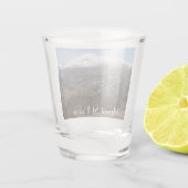 山セントヘレン火山トラベルフォト ショットグラス (裏面)