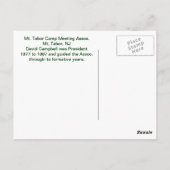 山タブ,ニュージャージー – c.1910 ポストカード (裏面)