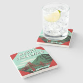 山タマルパイスクリスマスオーナメント ストーンコースター (横)