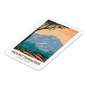 山タマルパイス州パークカリフォルニアヴィンテージ マグネット (左側)