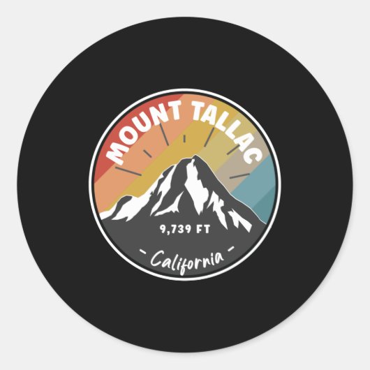 山タラックでスキー – カリフォルニア ラウンドシール (正面)