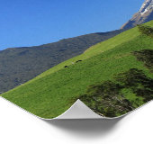 山タラナキ，ニュージーランド ポスター (角)