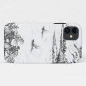 山チャンおよび「Jardinsの英国キーからの湖周、 Case-Mate iPhoneケース (裏面(横))