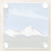 山ティエルセン、オレゴン ガラスコースター (裏面)