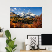 山ティンパノゴスの秋ユタ山脈 ポスター (ホームオフィス)