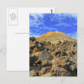 山テネリフェ火山 ポストカード (正面/裏面)