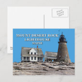 山デザートロックライトハウスメインポストカード ポストカード (正面/裏面)