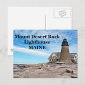山デザートロックライトハウスメインポストカード ポストカード (正面/裏面)