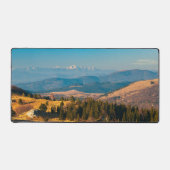 山トリグラフと秋の風景 デスクマット (正面)