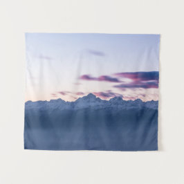 山トリグラフ、スロベニアの霧の雲 タペストリー