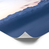 山トリグラフ、スロベニアの霧の雲 ポスター (角)