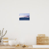 山トリグラフ、スロベニアの霧の雲 ポスター (キッチン)