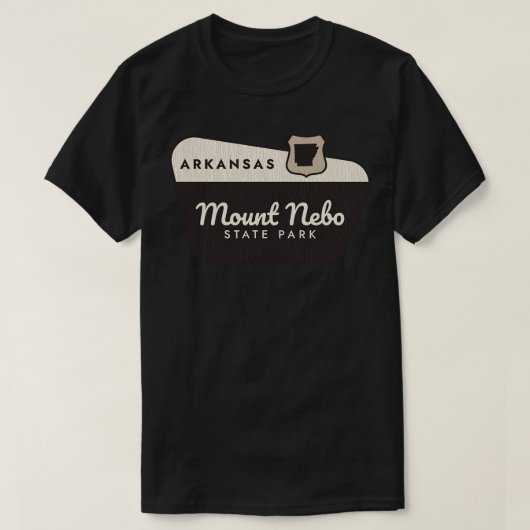 山ネボ州パークアーカンサスウェルカムサイン Tシャツ (デザイン正面)