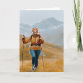 山ハイキングin秋フォトカード カード (正面)