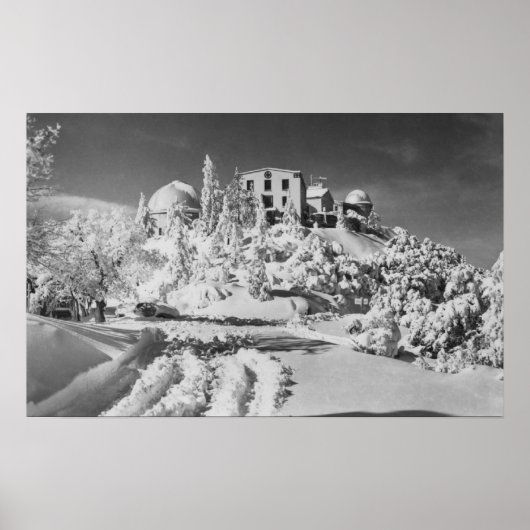 山ハミルトン、カリフォルニアリック天文台 ポスター (正面)