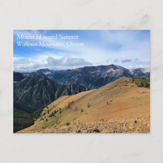 山ハワードサミットからの表示 ポストカード (正面)