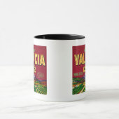 山バレンシアアップルラベル – カリフォルニア州ワトソンビル マグカップ (中央)