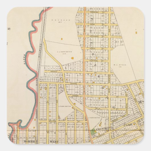 山バーノンウェストチェスターカウンティ スクエアシール (正面)