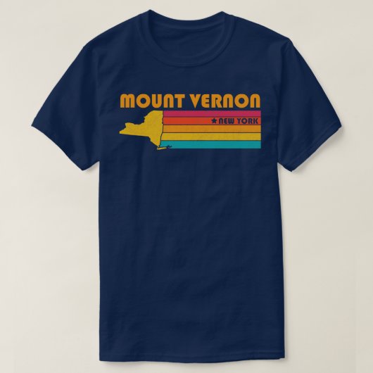 山バーノンニューヨークヴィンテージ動揺して土産 Tシャツ (デザイン正面)