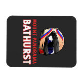 山パノラマバサーストオーストラリアのモーターレース マグネット (横)