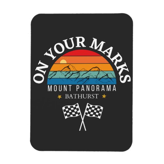山パノラマバサーストオーストラリアのモーターレース マグネット (縦)