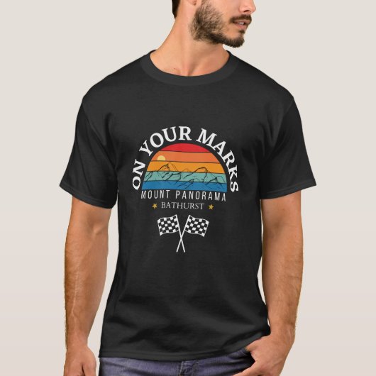 山パノラマバサーストオーストラリアのモーターレース Tシャツ (正面)