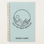 山パーソナライズされたのクリスチャンを動かす信仰 プランナー手帳 (正面)