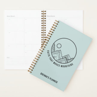 山パーソナライズされたのクリスチャンを動かす信仰 プランナー手帳