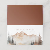 山パーソナライズされたの結婚座席表 プレイスカード (外部開封)