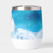 山パーソナライズされたを持つハスキー犬 (背面)