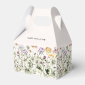 山パーソナライズされたカラフル花園 フェイバーボックス (裏面サイド)