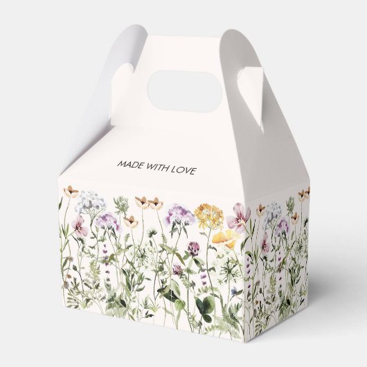 山パーソナライズされたカラフル花園 フェイバーボックス (裏面サイド)
