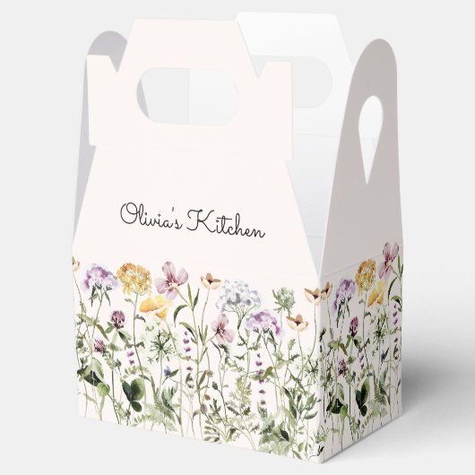 山パーソナライズされたカラフル花園 フェイバーボックス (オープン)