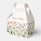 山パーソナライズされたカラフル花園 フェイバーボックス (正面サイド)