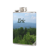 山パーソナライズされた景色スカイラインドライブ フラスク (左)