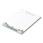 山パーソナライズされた木カスタムNOTEPAD ノートパッド (回転)