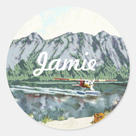 山パーソナライズされた ラウンドシール